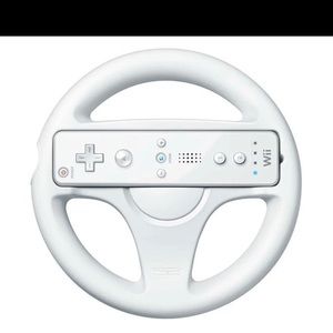 Wii wheel controller holder